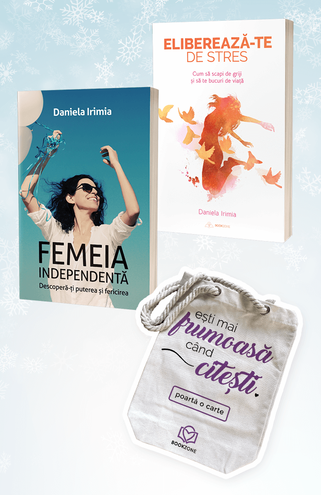 Pachet "Daniela Irimia" + Sacoșă de umăr Bookzone