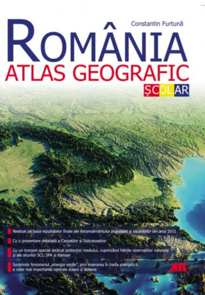 Romania. Atlas Geografic Scolar - Ed.2